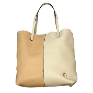 Coach North Nomad Tote in Colorblock Ivory CN423
